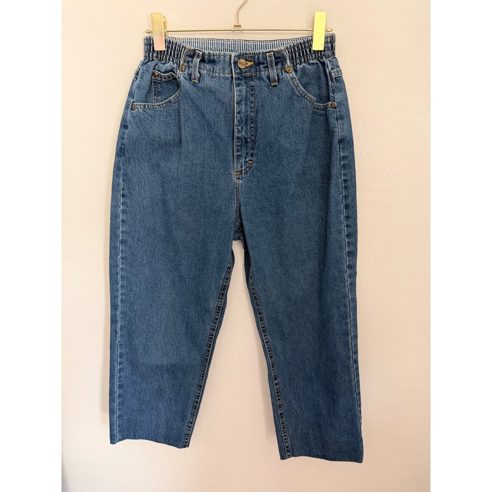 LL Bean Vintage Double L Comfort Waist Jeans Womens 10 High Rise Made in USA